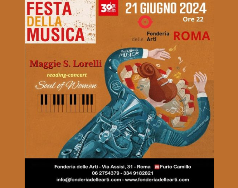 Maggie S. Lorelli Rome concert Poster